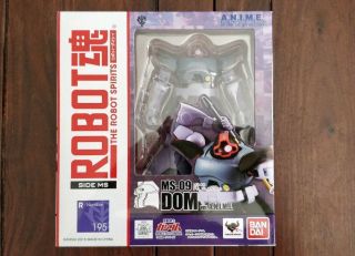 Robot Spirits Dom - Bandai Damashii 195 - Anime Ms - 09,  Mobile Suite Gundam