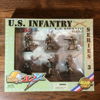 Ultimate Soldier 32x 1/32 Scale Wwii Us Army Infantry Soldiers Series 3 Mib