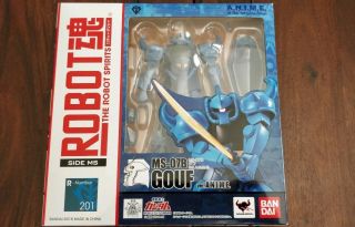 Robot Spirits Gouf - Bandai Damashii Side 201 - Anime Ms - 07b,  Mobile Suit Gundam