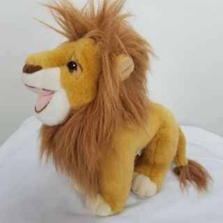 Vintage Authentic Disney The Lion King Adult Simba Plush 14 " Mattel 1993