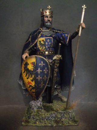 12 " Custom Charlemagne,  King Of The Franks & Roman Emperor 1/6 Figure Ignite