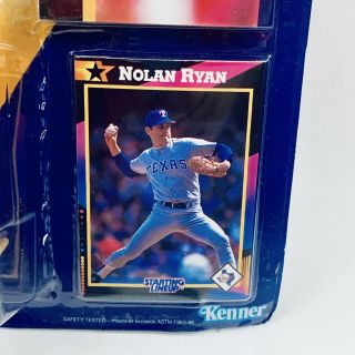 Nolan Ryan Starting Line Collectible Figurine 1992 Edition With Card Poster 3