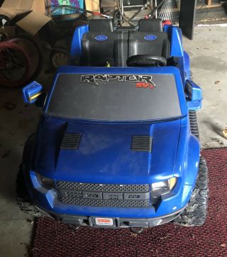 Ford F - 150 Blue Raptor Power Wheels 4