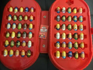 Simpsons Mighty Beanz Complete Set Of 40 With Display Box And Spare Beanz