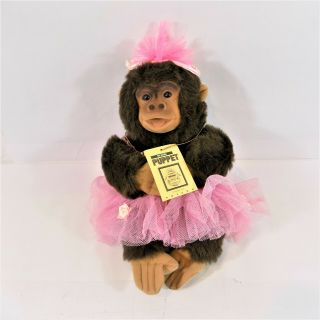 Coco The Gorilla Puppet In Pink Dress 1995 Hosung Ny