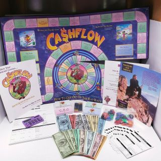 Cashflow Board Game Investing 101 Rich Dad Poor Dad COMPLETE 2
