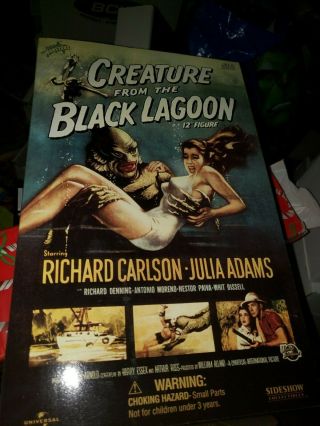 Sideshow Toys,  Creature From The Black Lagoon,  1/6 Scale,  12 " Action Figure