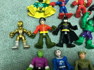 14 Fisher Price Imaginext DC Marvel Superheroes Figures Batman Spiderman Hulk, 3