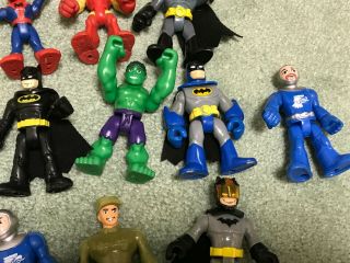 14 Fisher Price Imaginext DC Marvel Superheroes Figures Batman Spiderman Hulk, 4