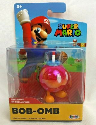 World Of Nintendo Mario Bob - Omb Exclusive 2.  5 " Figure