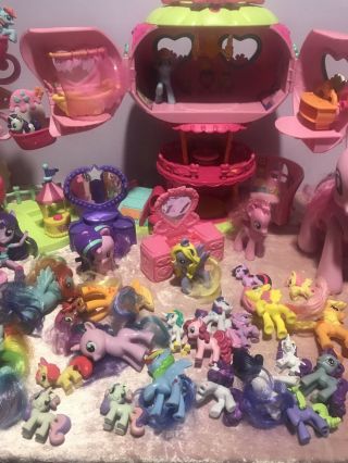 My Little Pony Ponyville Playset 4House40,  ponies,  furniture,  one Pony Walks Talks 5
