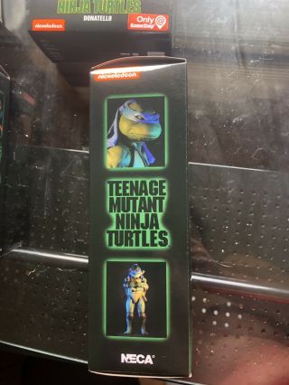 NECA Teenage Mutant Ninja Turtles Leonardo 1990 Movie Gamestop EXCLUSIVE Rare. 2