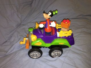 Goofy Jalopy Car Bumpy Ride Vehicle Mattel 2000 The Walt Disney Company 12 " Long