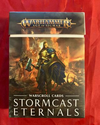 Warhammer Age of Sigmar Stormcast Eternals Warscroll Cards 2nd Edition AoS 2