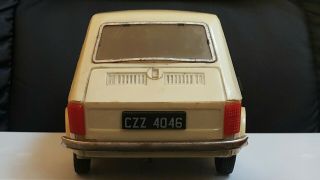 Vintage Fiat 126p Toy Polski Czz - 4046 Fso Fsm Large Plastic Friction Poland Rare