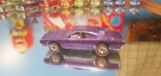 Hot Wheels Redline Purple Custom Dodge Charger White Interior Us
