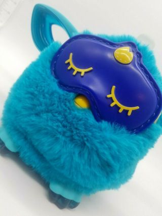 2016 Hasbro Teal Blue Interactive Furby Smart Phone Connect Bluetooth Lcd Eyes