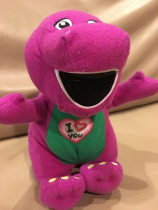 Barney The Dinosaur Musical 9” Plush Stuffed Animal Doll Sings " I Love You "