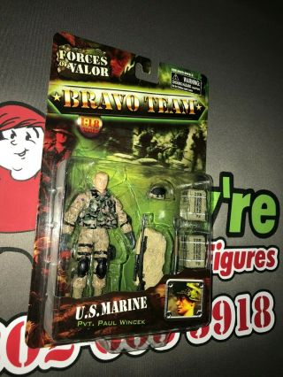 1:18 Forces Of Valor Urimax Bravo Team U.  S.  Marine Pvt.  Paul Wincek Figure Rare