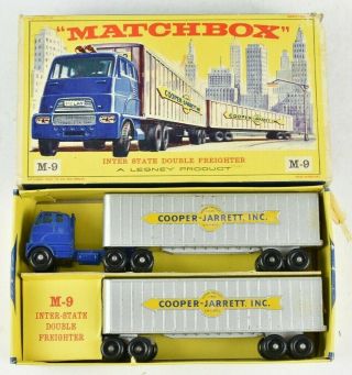 Matchbox Major Pack M9 Inter State Double Freighter Lesney