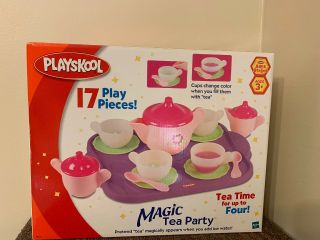 Playskool Magic Tea Party Tea Set Color Changing Cups Complete 2006