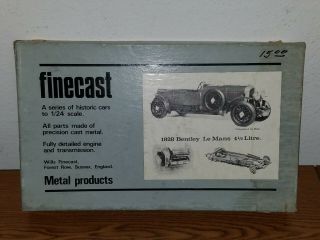 1/24 Finecast Metal Products 1928 Bentley Le Mans 4 1/2 Litre Unsealed Model Kit