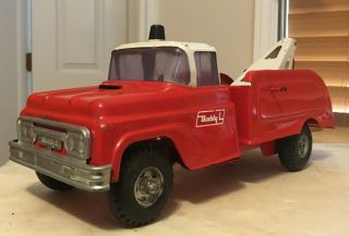 Vintage 1960 ' s Buddy L Tow Truck Pressed Steel U.  S.  A.  All And Beauty 2