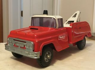 Vintage 1960 ' s Buddy L Tow Truck Pressed Steel U.  S.  A.  All And Beauty 4