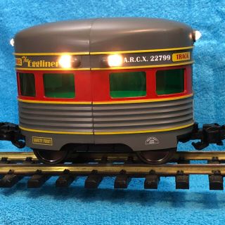 Aristo - Craft ART - 22799 The Eggliner MOW Track Service Locomotive G Scale Lighted 2