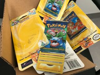 Pokémon Base Set Booster Blister (24 packs OPEN and SEARCHED) WOC 4