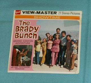 Vintage The Brady Bunch View - Master Reels Packet With Booklet