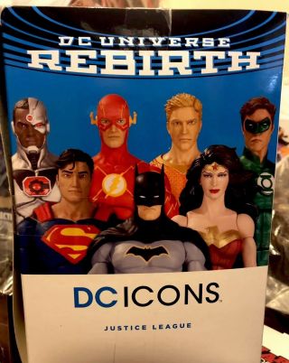DC Universe Rebirth Justice League 7 Pack Action Figure Set - NIB 4