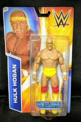 Wwe: Hulk Hogan Rules Wrestlemania 2 Heritage Series Wrestling Figure 20 T1