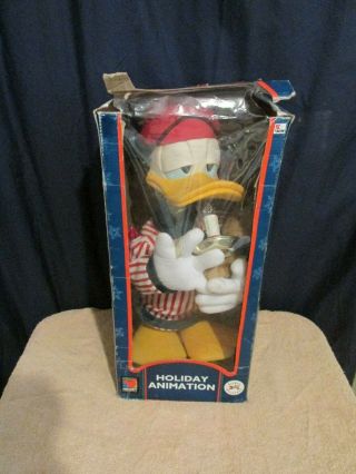 Vtg 1997 Donald Duck Santa 