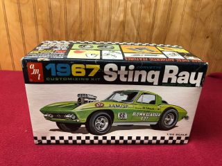 Amt 1967 Corvette Sting Ray Sport Coupe 6927 Box Customizing 2