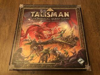 Talisman Magical Quest Game Revised Fourth Edition Board Game Fantasy Euc 2009
