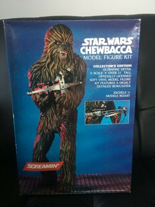 Official Star Wars Chewbacca Model Figure Kit 1/4 Collectors Edition