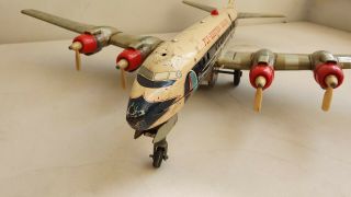 Vtg Fly Eastern Airlines Battery Operated Tin Toy Jet Airplane Japan Yonezawa 2