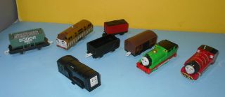 Thomas & Friends Diesel 10 Trackmaster Motorized Train W/ Percy & Victor