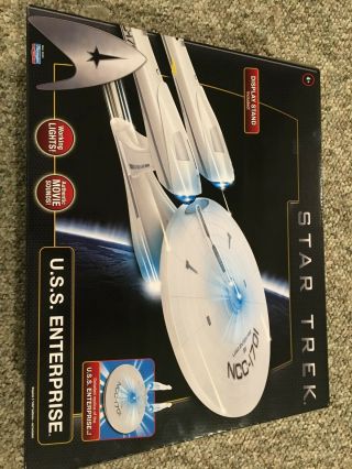 Uss Enterprise Ncc - 1701 Star Trek 2009 Movie Playmates Light Sound