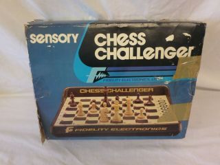 Vintage Fidelity Sensory Electronics Electronic Chess Challenger Computer Scc