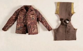 1/12 Scale Damtoys WW2 German Camo Jacket,  Undershirt 6 Inch 3