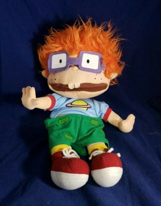 Rugrats Universal Studios Nickelodeon Chuckie 14 " Plush Doll Cartoon Tv Show