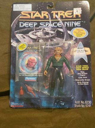 1995 Playmates Star Trek Deep Space Nine Rom W/ Nog Mini Figure