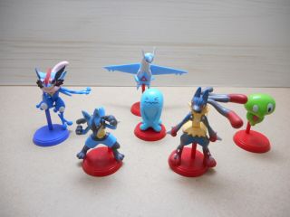 Pokemon Choco Egg Figure Set Mini Toy Lucario Latios Greninja Japan Furuta
