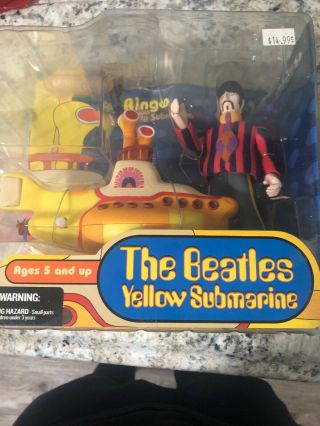 The Beatles Ringo With Yellow Submarine Figure Mcfarlane Toys 2004