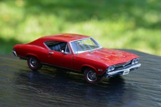1:24 Danbury 1968 Red 1968 Chevrolet Chevelle Ss 396 Coupe With Title