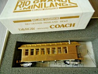 Joe Hon3 Rio Grande Miniland Brass Train D&rgw Coach Passenger Car