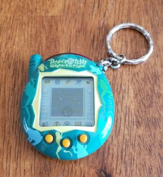 Tamagotchi Connection V3 Green With Frogs - 2004 Bandai