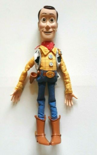 Toy Story Woody Talking Pull String 14 " Cowboy No Hat 2005 Doll Disney Pixar - 26